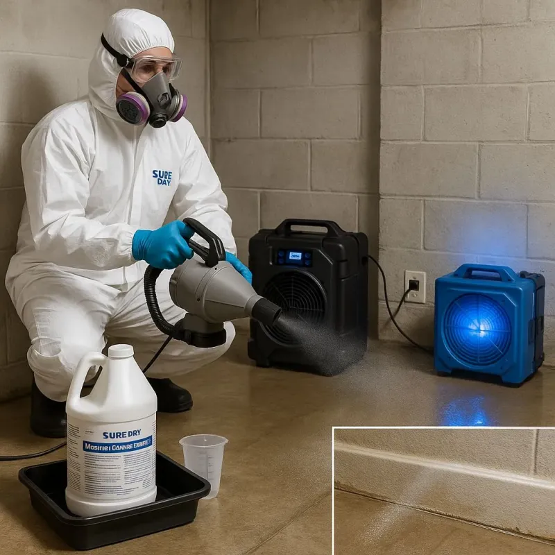 Sanitization and Odor Removal process in Inverness, FL